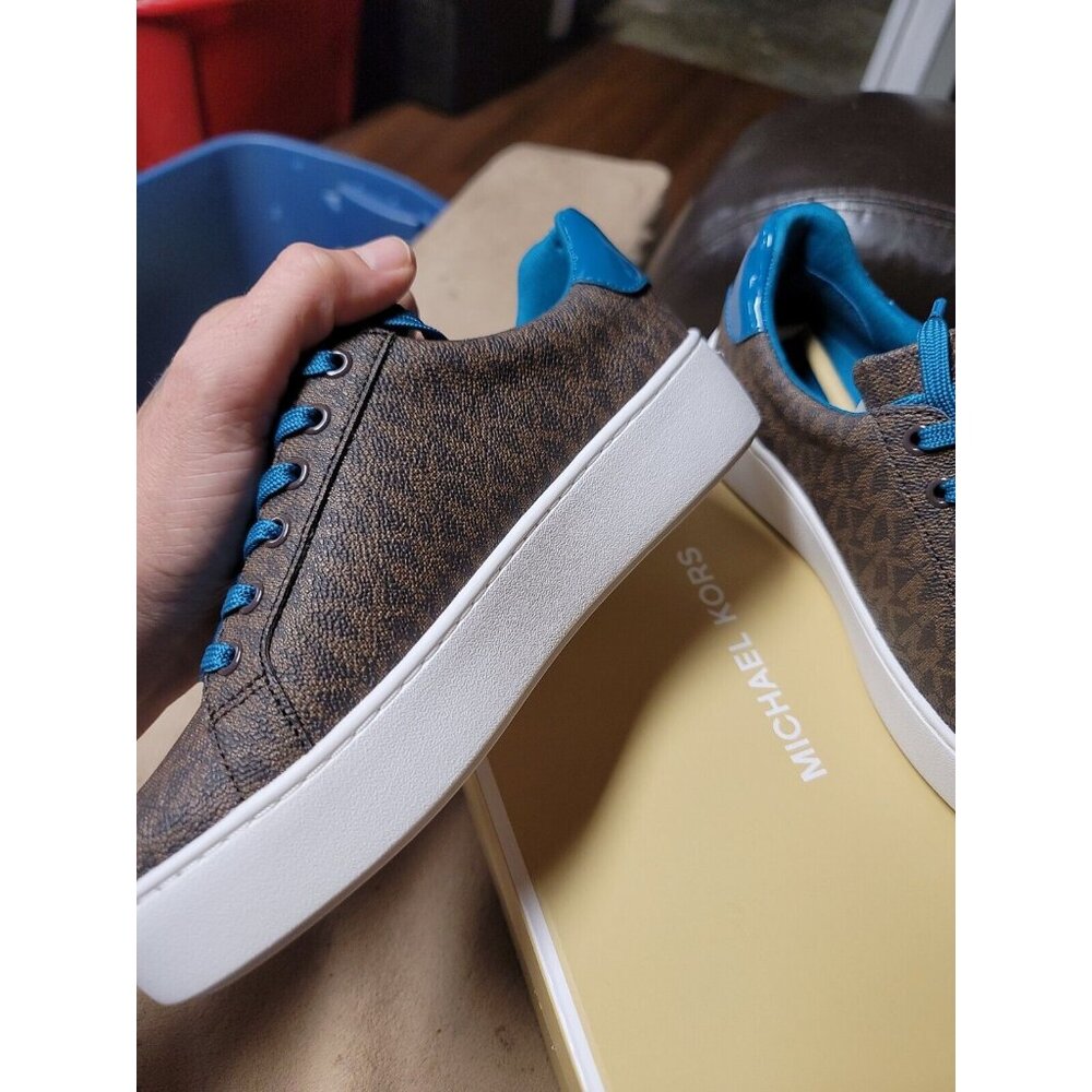 MICHAEL KORS Poppy Brown  LAGOON Logo Sneakers Size 6. 5 MSRP $165.00 - Picture 9 of 11